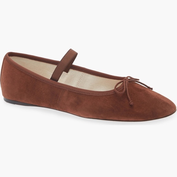 Loeffler Randall Brown Suede Ballet Flats - Picture 3 of 7